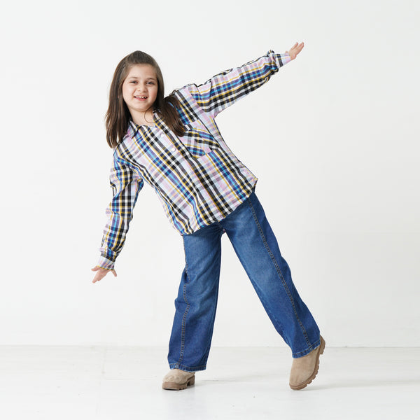 Multi Checkered Button Down Shirt